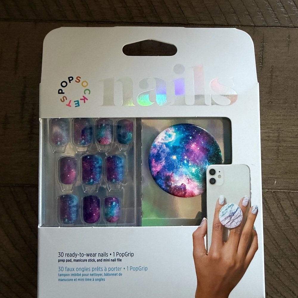 PopSocket Galaxy Press-On Nails
